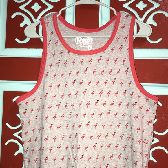 Men’s Retrofit Flamingo Tank Top Size S - Picture 3 of 7